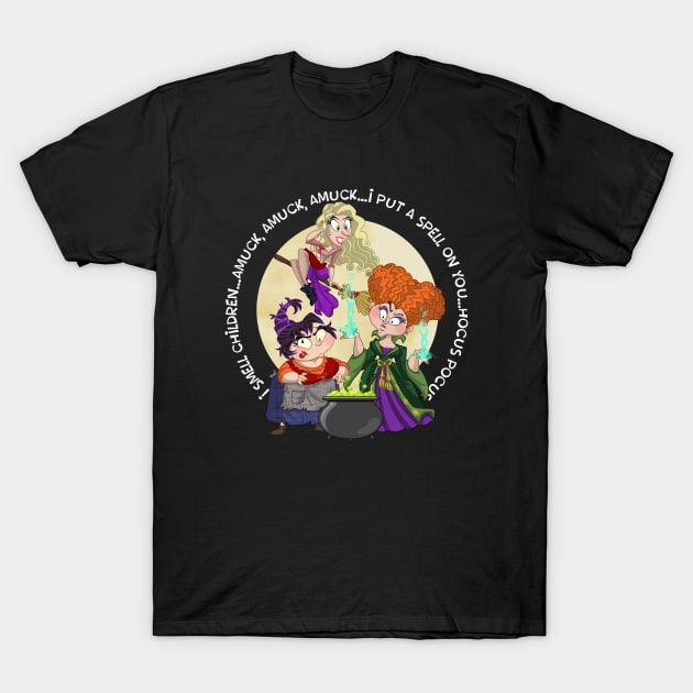 The Sanderson Sisters T-Shirt by Michael McElroy